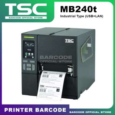 Barcode Printer TSC MB240 Industrial Setara Zebra ZT410 Honeywell PM42 Hitam