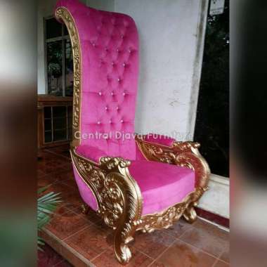 Kursi Sofa Ukir Bellagio Kayu Jati Single Furniture Ukiran Jepara Multicolor