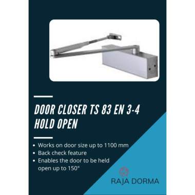 Dorma TS 83 EN 3-6 Hold Open Door Closer