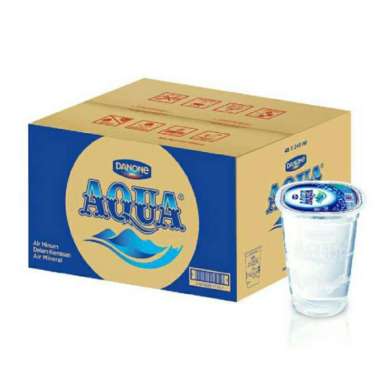 Promo Harga Aqua Air Mineral 220 ml - Blibli