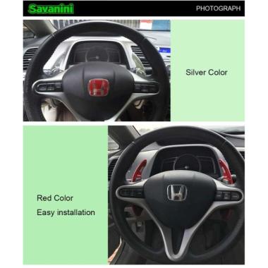 Savanini Paddle Shift Honda Civic FD 2009, Jazz GE8, CRV, City 2009 - 2013 merah