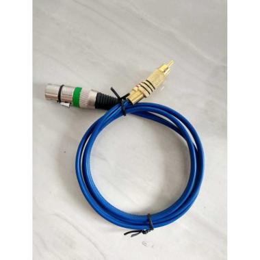 Kabel kitani 1 XLR Female Stereo to 2 RCA 1M