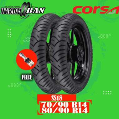 Paket Ban Motor Matic // CORSA SS18 70/90 - 80/90 Ring 14 Tubeless ts105