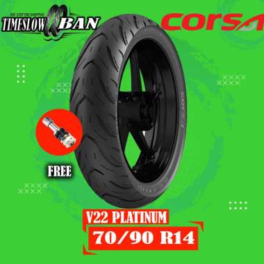 Ban Motor Matic // CORSA V22 PLATINUM 70/90 Ring 14 Tubeless ts398