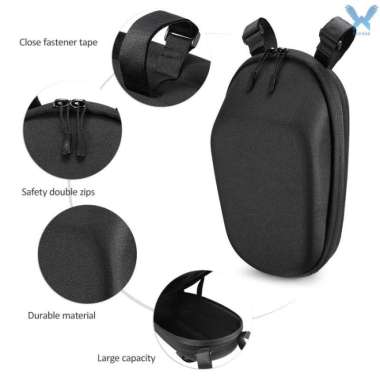 Mijia Tas Sepeda Lipat Sekuter Seli depan front tube setang brompton Black