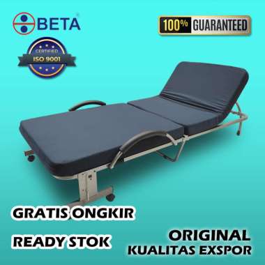 BETA TSP40 - FOLDING BED MATRAS SINGLE SET RANJANG TIDUR SINGLE BESI MINIMALIS MURAH RANJANG LIPAT