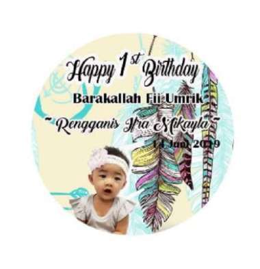 Sticker Ulang Tahun Harga Terbaru Juli 2021 Blibli
