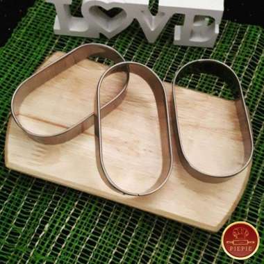 Cetakan Roti Oval 10x7x3 - 10x7x2.5