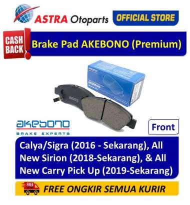 Akebono Kampas Rem Depan Calya/Sigra (2016 - Sekarang), All New Sirion (2018-Sekarang), & All New Ca