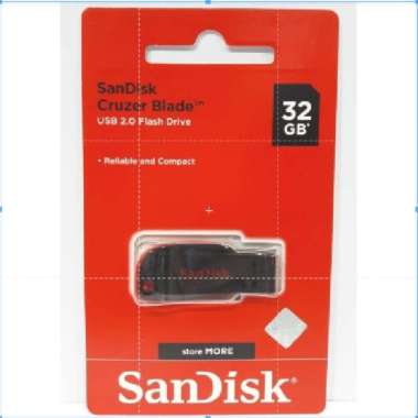 Sandisk Cruzer Blade 2.0 32 GB / Flashdisk Sandisk 32 GB / Flashdisk Original / Flashdisk Sandisk