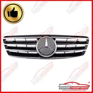 Grill Benz W203 C-Class 2000-2006 Cl Style SILVER