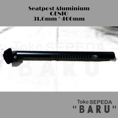 TB - Seatpost / Tiang Sadel GENIO Aluminium diameter 31,6mm panjang 35cm