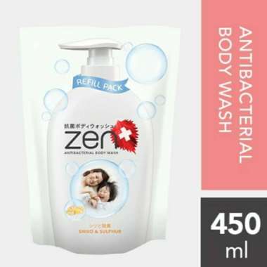 Jual Sabun Cair Zen Antibacterial Body Wash Shiso Refill Pack 450ml Online April 2021 Blibli