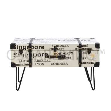 OLC Coffee Table Koper White City Vintage / Meja Tamu [Khusus Jabodetabek]