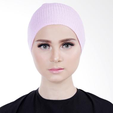 Cantik Kerudung Lizzie Inner Rajut Bandana - Purplish Pink