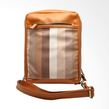 HUSK Lucky Accordion 2 in 1 Sling Bag & Mini Backpack - Coklat