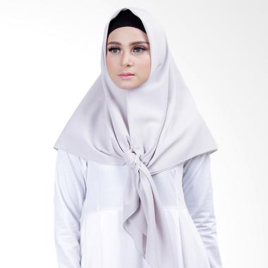 Cantik Kerudung Lizzie Plain Square ... ab Segiempat - Light Grey