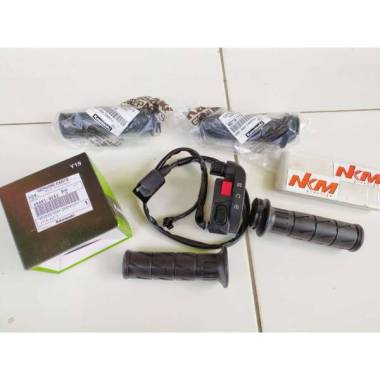 HOLDER SAKLAR KANAN KSR SET HANDGRIP KAZE ORIGINAL BARU
