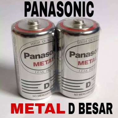 Battery PANASONIC ORIGINAL BESAR baterai jam batre metal tipe D