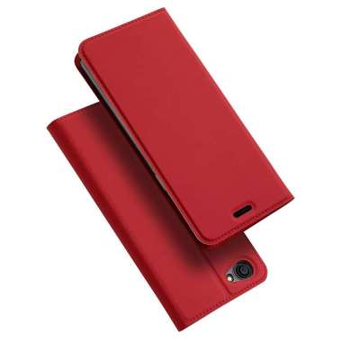 Case OPPO A83 Elegant Style - Dux Ducis Premium Leather Casing Red