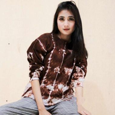 SNOEBEL JKR T-SHIRT COUPLE ATASAN BATIK KAOS PANJANG SHIBORI UNISEX - KAOS TIE DYE REMAJA XL