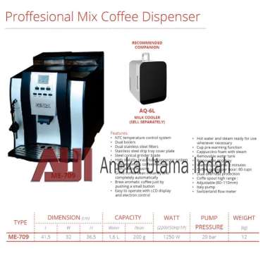 MACHINE COFFEE GETRA ME-709 FULL AUTOMATIC / MESIN PEMBUAT KOPI