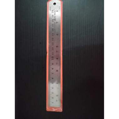 Stainless Steel Ruler Penggaris Besi V-Tec 20 cm / penggaris joyko 20cm / penggaris besi