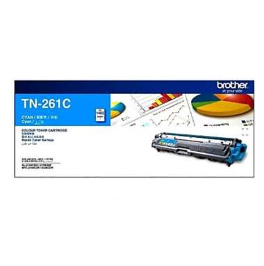 Toner Brother Original TN261 Cyan for MFC-9330CDW, HL-3170CDW, dll