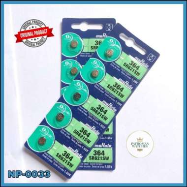 Baterai Battery Batre Jam Murata 364 SR621SW / SR-621SW / SR 621 SW Japan Corp Original