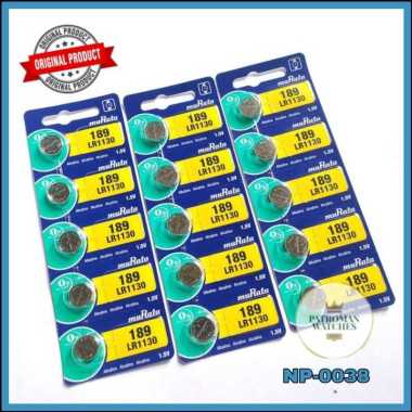 Baterai Batre Battery Jam Murata 189 LR1130 LR-1130 LR 1130 Original Japan