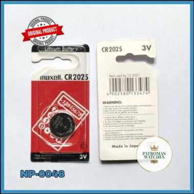 Baterai Battery Batrey Maxell CR2025 CR 2025 CR-2025 Original Lithium 3V