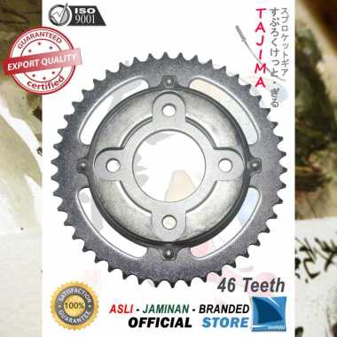 Gigi Tarik 428-46T (+Plat) HONDA Tiger Revo Gir Belakang - Rear Sprocket Gear TAJIMA