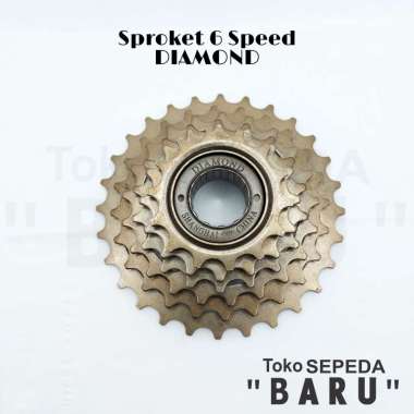 TB - Sproket Ulir / Drat DIAMOND 6 Speed
