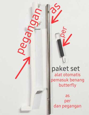 pegangan alat pemasuk benang otomatis mesin jahit butterfly portable