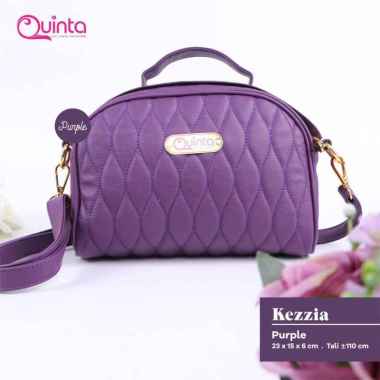 Tas Selempang Wanita Kezia Sling Bag By Tas Quinta Tas Pesta Wanita High quality ungu
