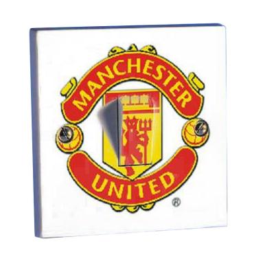 OEM Motif Manchester United Saklar Lampu Sticker