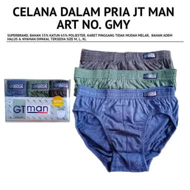 GT Man - Celana Dalam Pria Dewasa GT Man Art GMY Bahan Katun Size M L XL XL