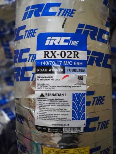 Ban Motor CBR250 / NINJA250 / R25 IRC RX-02R 140/70 ring 17 Tubeless