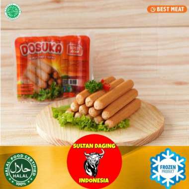 SOSIS AYAM DOSUKA ISI 12 PCS 375 GRAM/ SOSIS/ SOSIS AYAM/ SOSIS BEKU/ SOSIS AYAM MURAH/ SOSIS HALAL