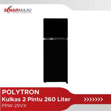 Polytron Kulkas 2 Pintu 260 Liter PRW-29VX / PRW29VX / PRW 29VX