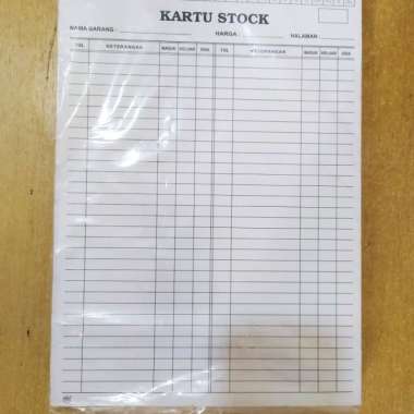 KARTU STOCK BESAR UKURAN F4