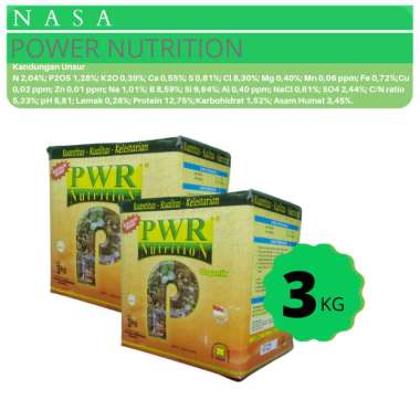 Power Nutrition Kemasan 3KG - Pupuk Khusus Buah - Pupuk Mangga - Pupuk Duren - Pupuk Jeruk - Power N