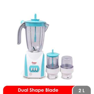 Blender COSMOS CB-282P Blender Plastik Cosmos CB282P 2 Liter Biru