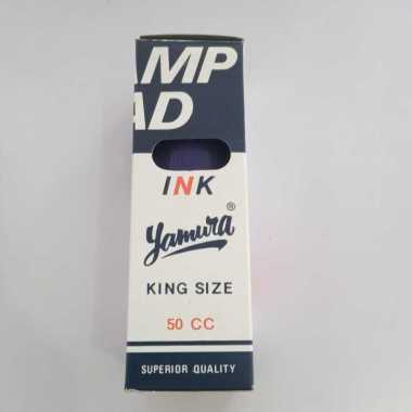 Tinta Stempel / Stamp Pad Ink Yamura / Tinta Stamp pad yamura / 50 cc Ungu
