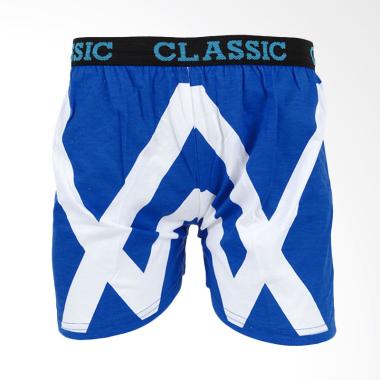 Elfs Shop Katun Alan Walker Celana Boxer Pria - Biru Tua