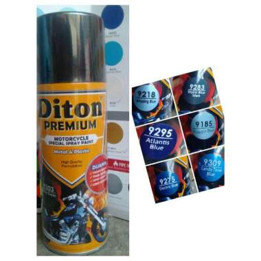 Pilok Pilox Cat semprot Diton premium biru doff dop atlantis blue electric blue amazing blue piaggio