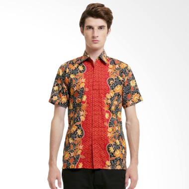 Rianty Erick Hem Batik Pria - Black