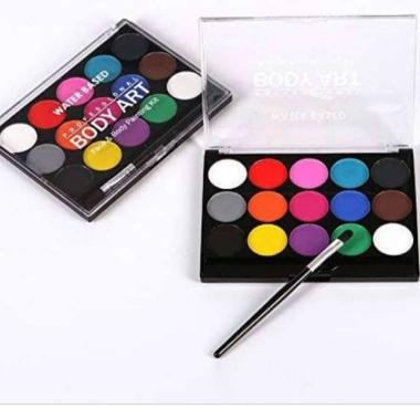 Cat Badan dan Muka Water Based Bentuk Cake / Water Based Professional Body Art Type FAC402 / FAC 402