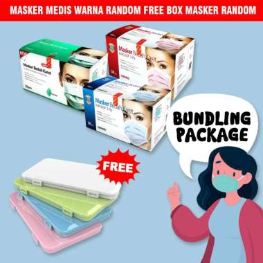 Masker Onemed Medis GRATIS Tempat Masker Premium