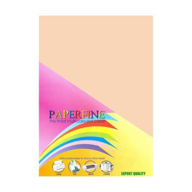 Paperfine Plano Kertas HVS Warna - Peach [61 x 86 cm/100 Lembar] Peach